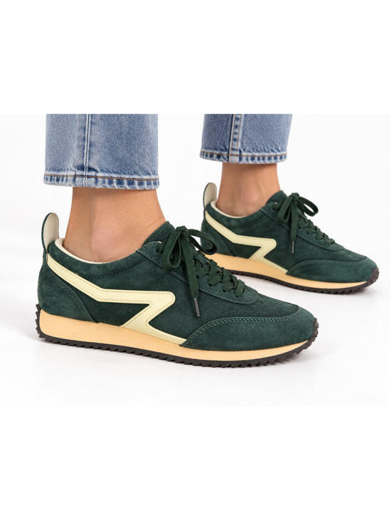 rag & bone Shoes - rag & bone Retro Runner Green Suede Sneakers Women’s EU 38.5 US 8.5
